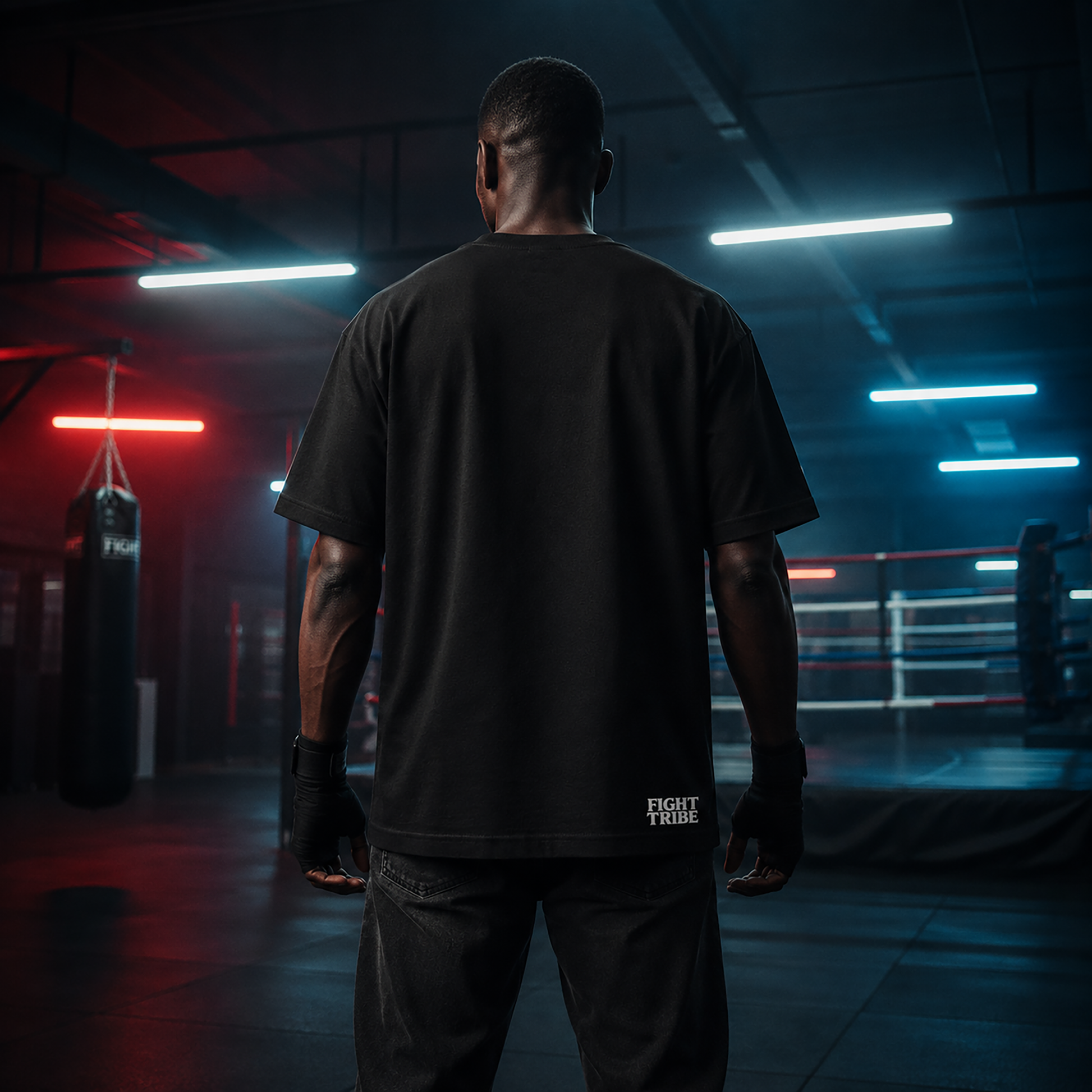 Kickboxer "Sweet  Shin Music" - Men's Oversize T-Shirt