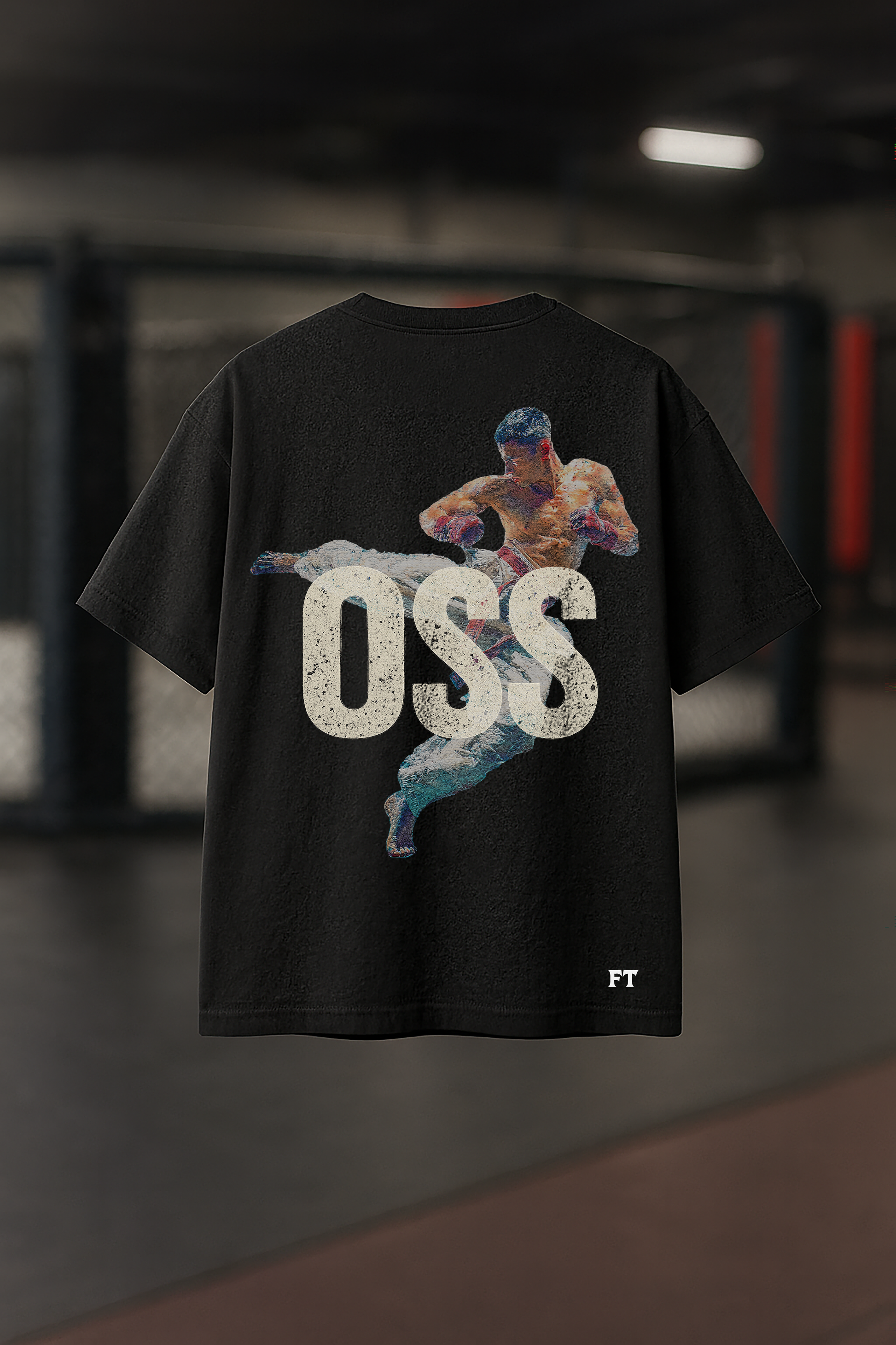 Karate Strike With Honor - Mens Black Tee