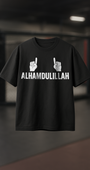 Alhamdullilah Dagestani Tribute - Mens Black Tee