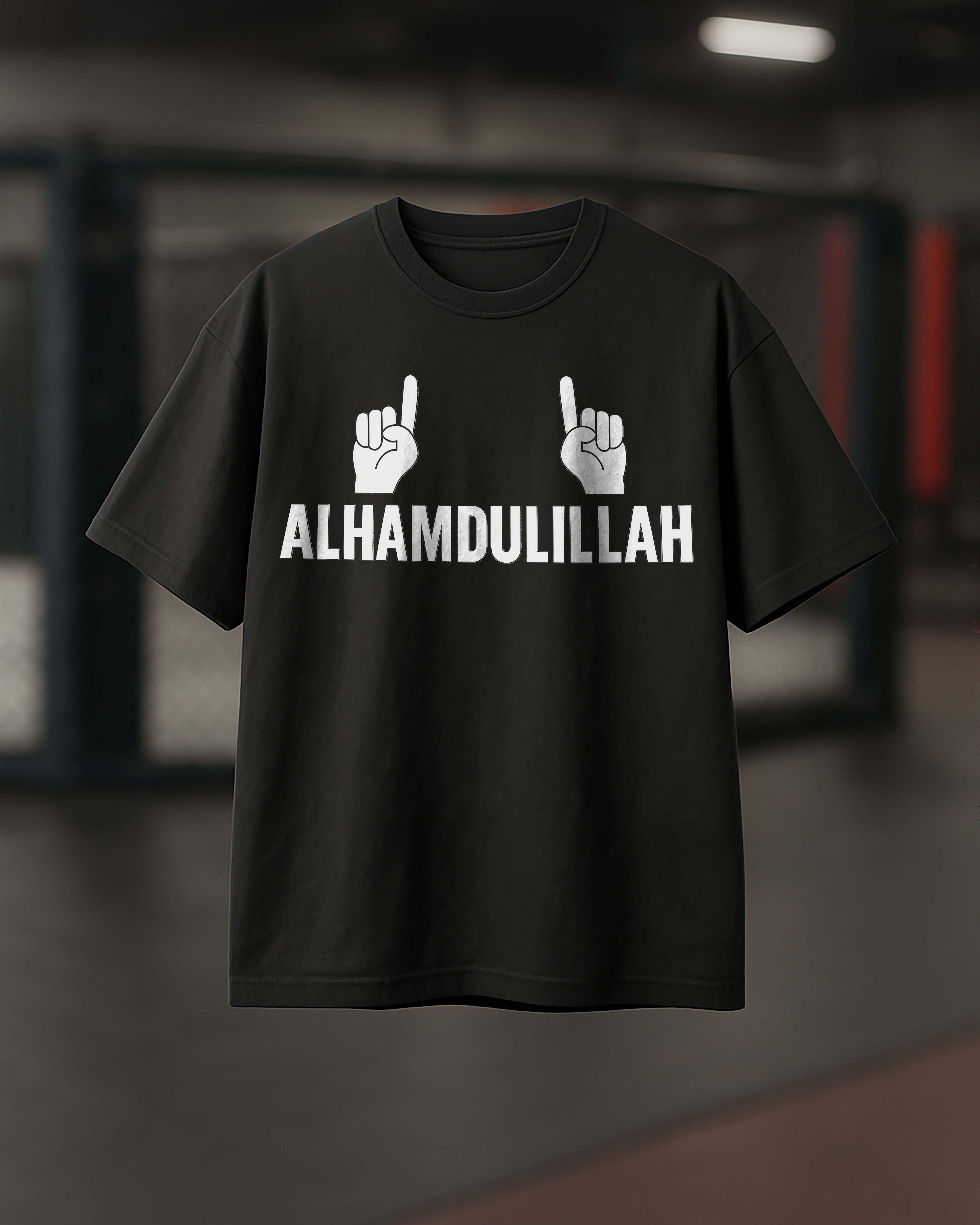 Alhamdullilah Dagestani Tribute - Mens Black Tee