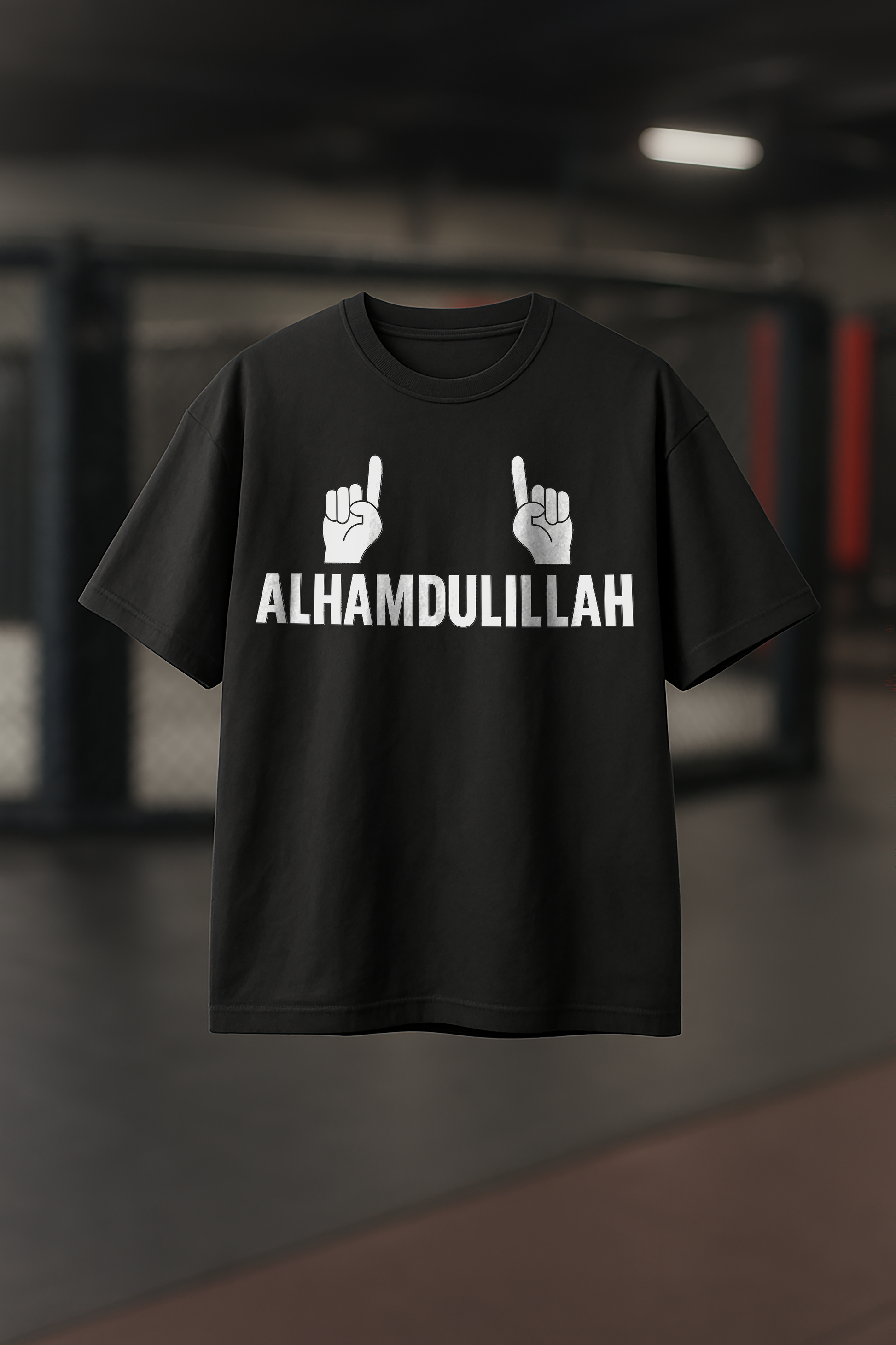 Alhamdullilah Dagestani Tribute - Mens Black Tee