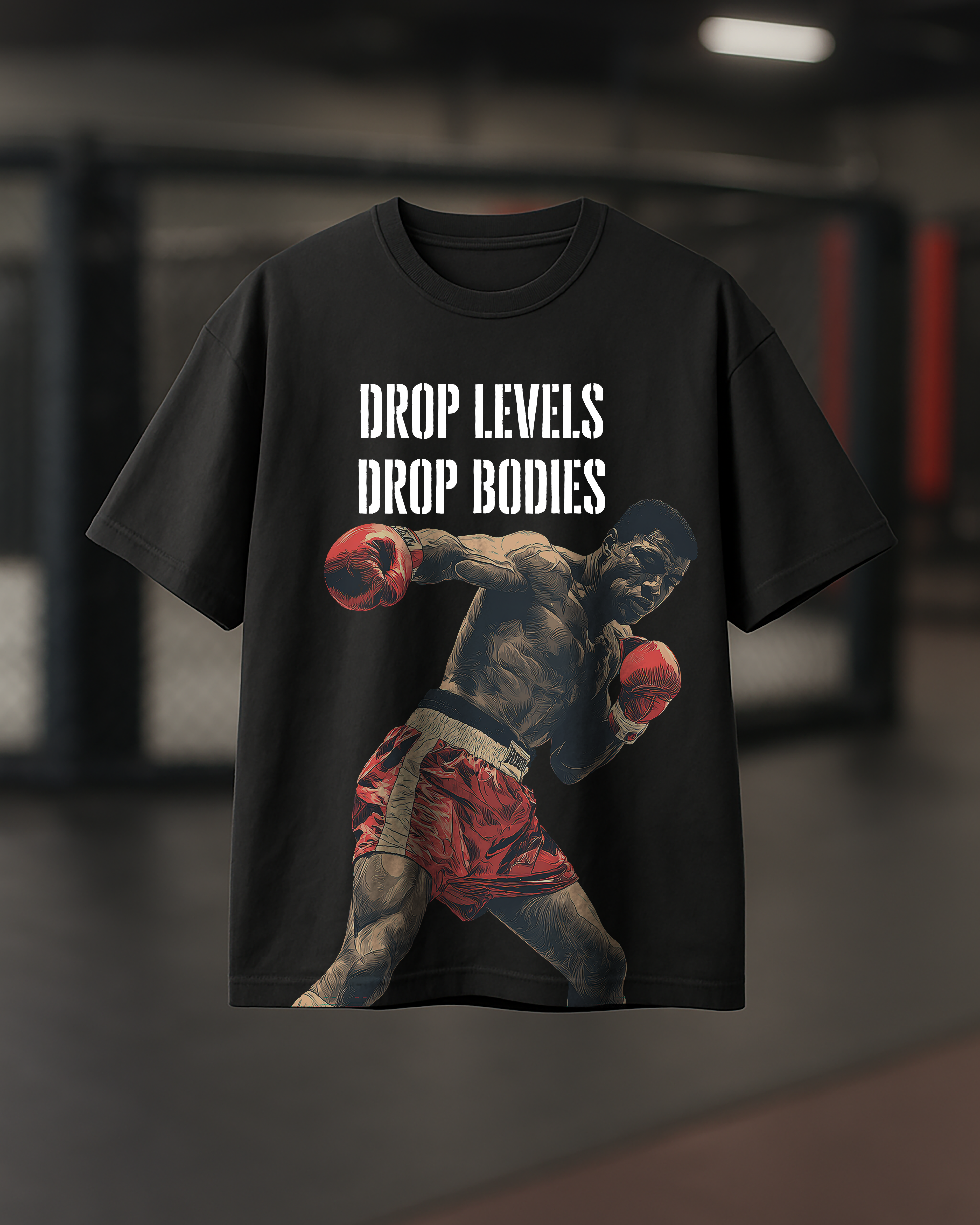 Boxing Liver Shot - Mens Black Tee