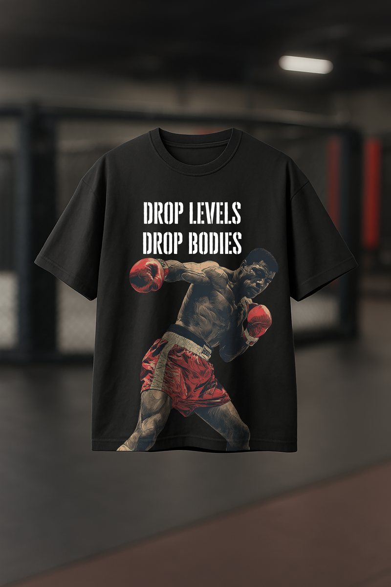 Boxing Liver Shot - Mens Black Tee