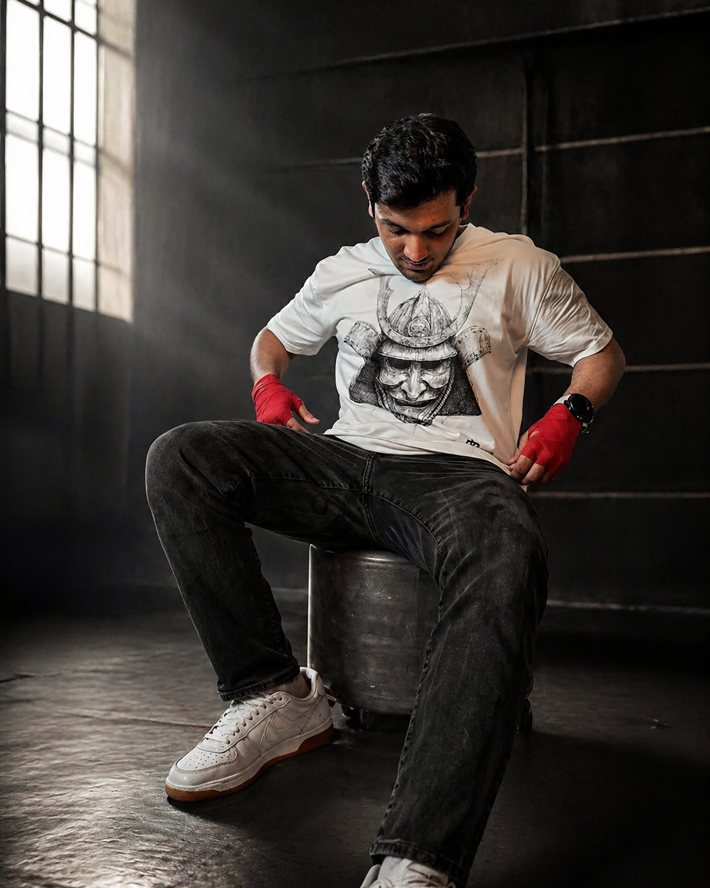 Samurai’s Last Stand Tee – Mens White