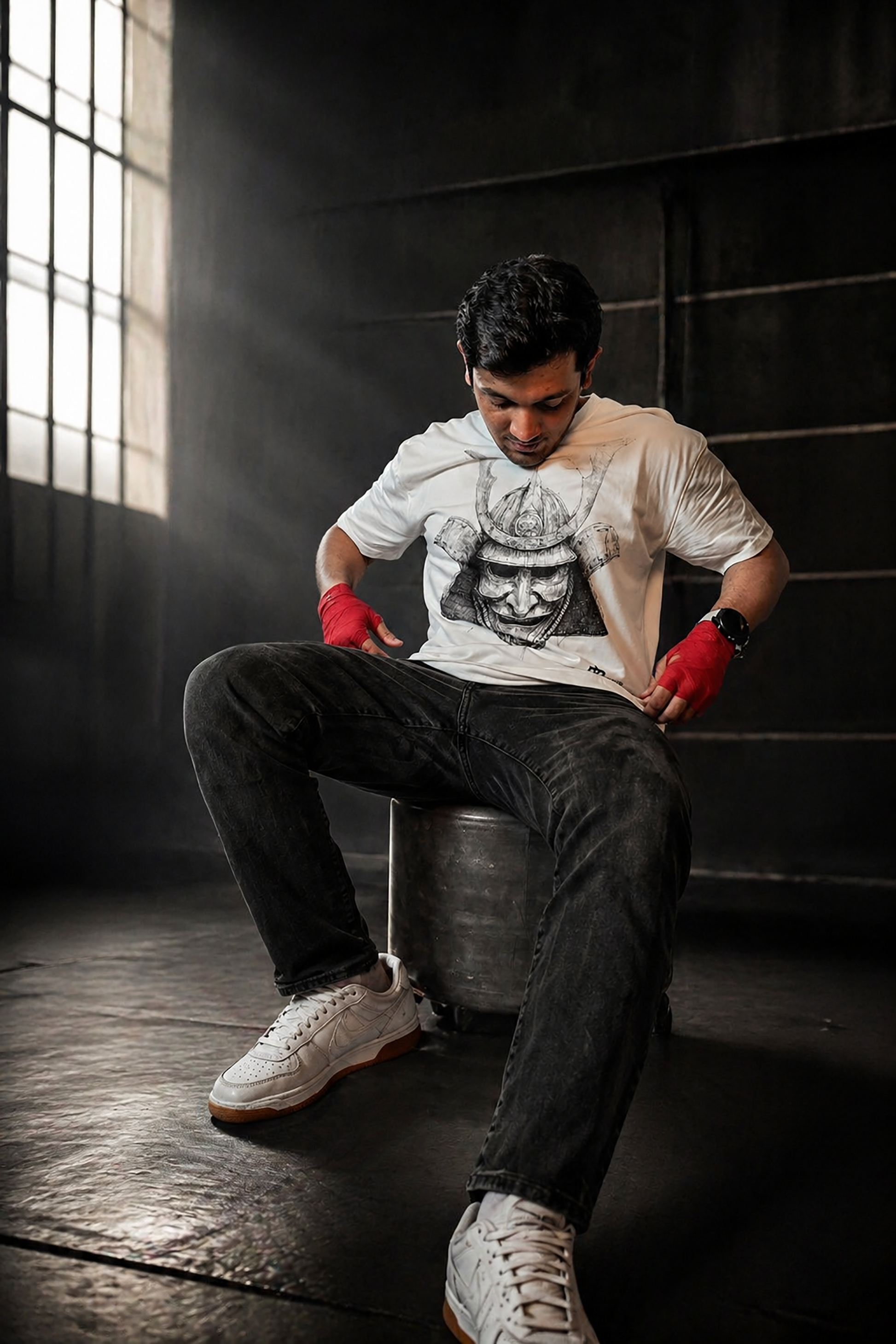 Samurai’s Last Stand Tee – Mens White