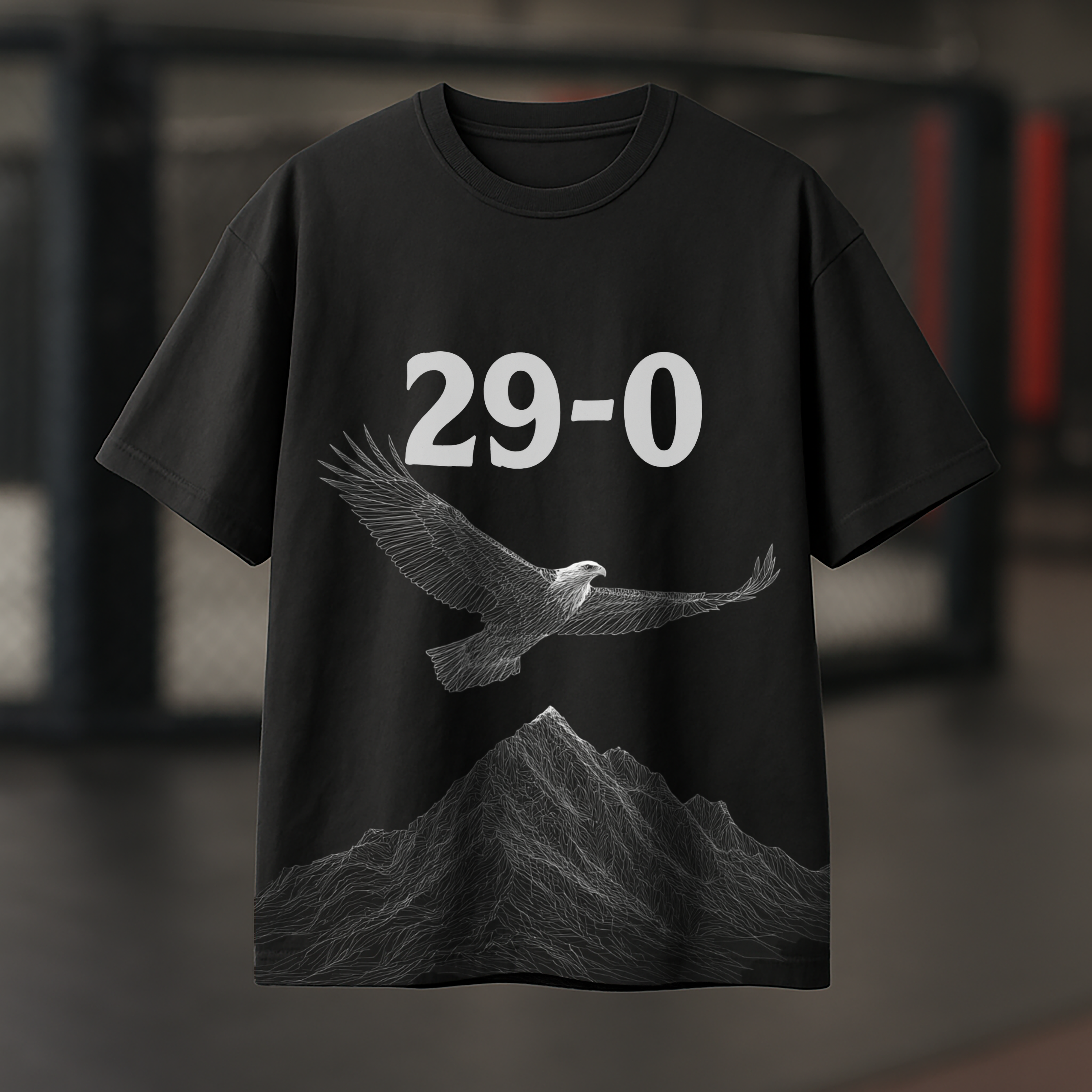 The Eagle - Mens Black Tee