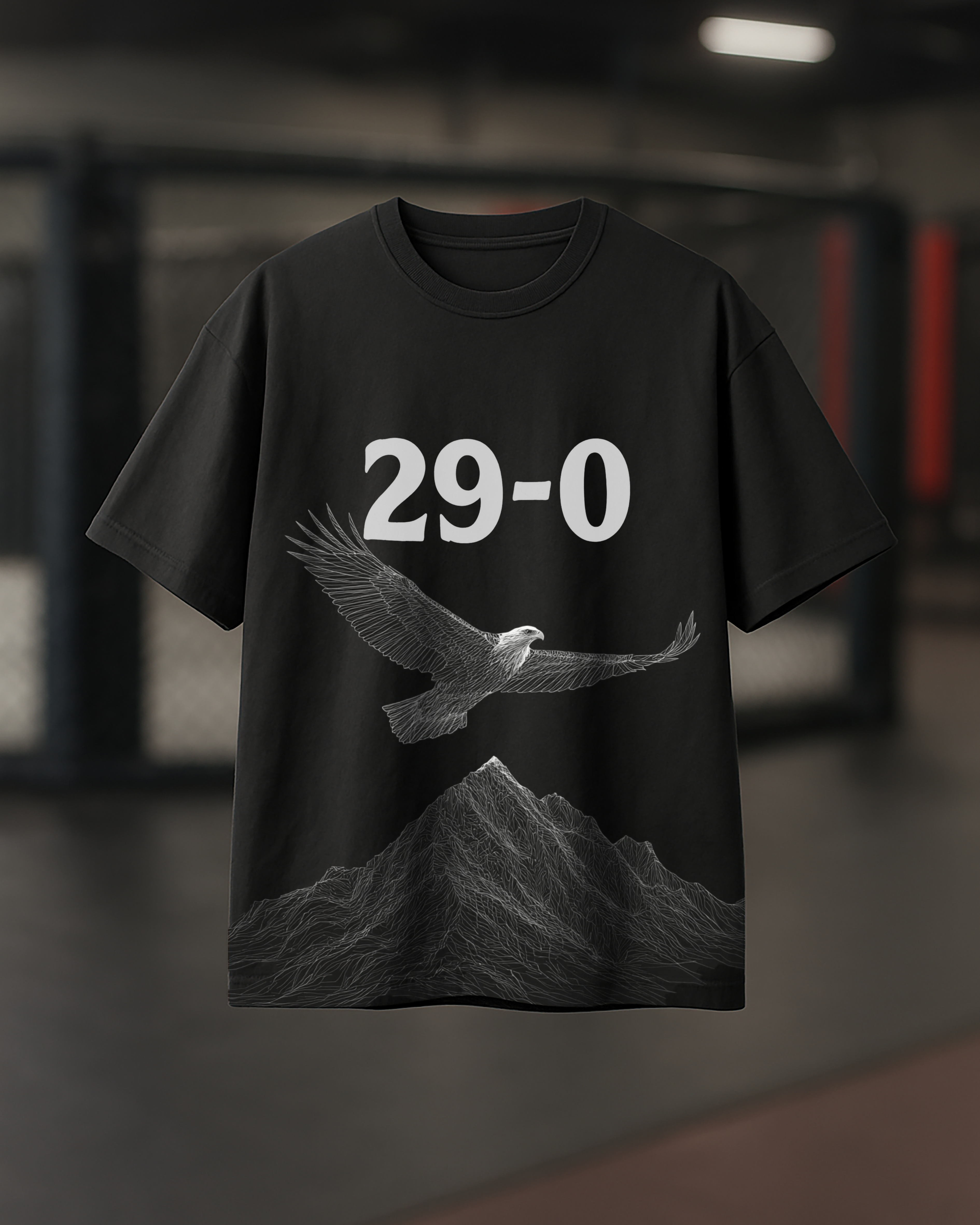 The Eagle - Mens Black Tee