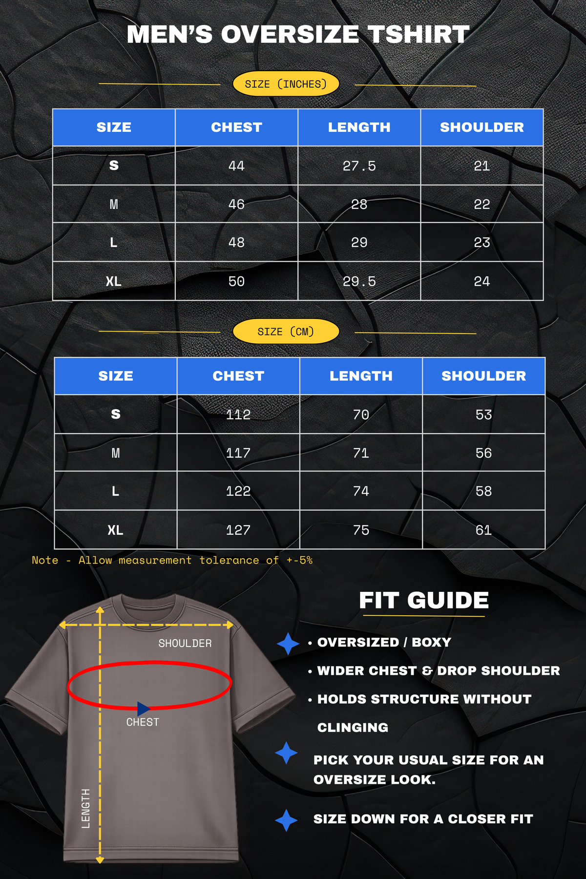 Men's Oversized T-shirts