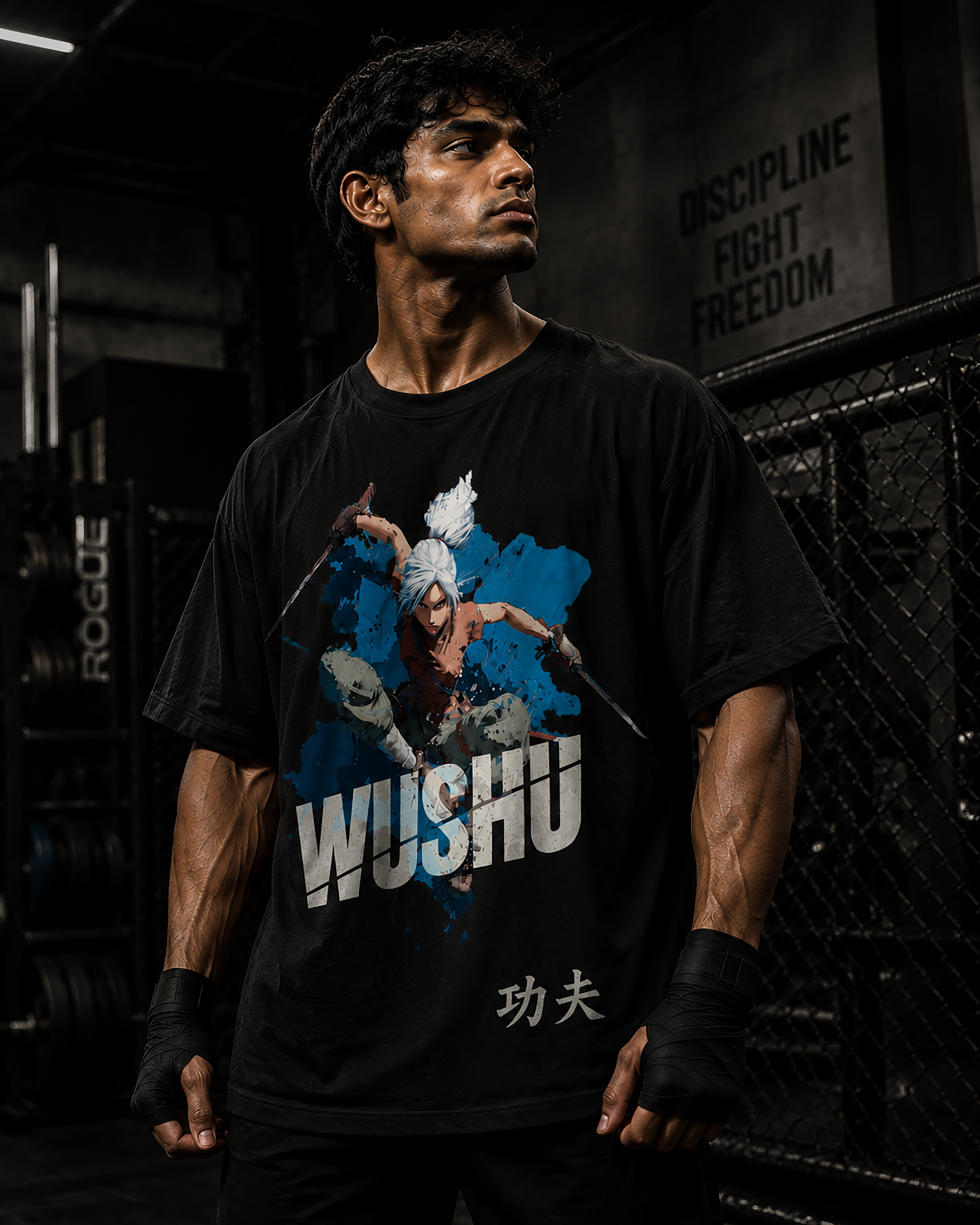 Wushu x Kung : Men's Oversized Tshirt