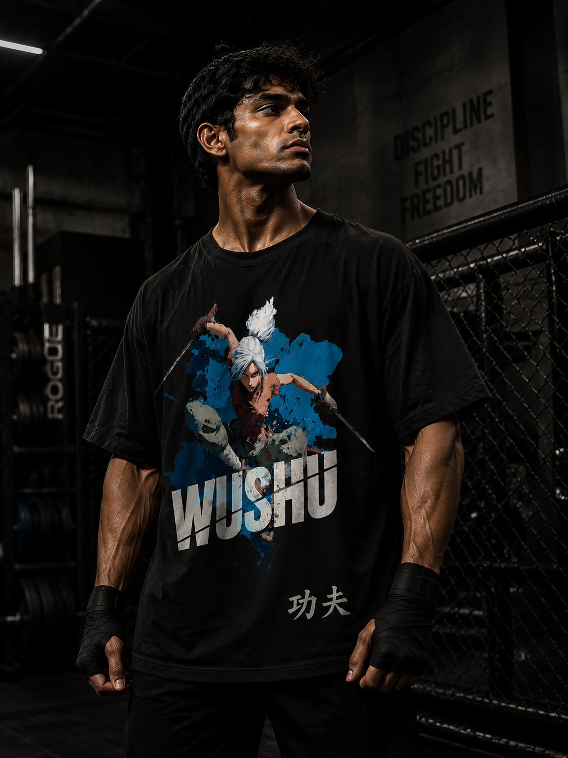 Wushu x Kung : Men's Oversized Tshirt