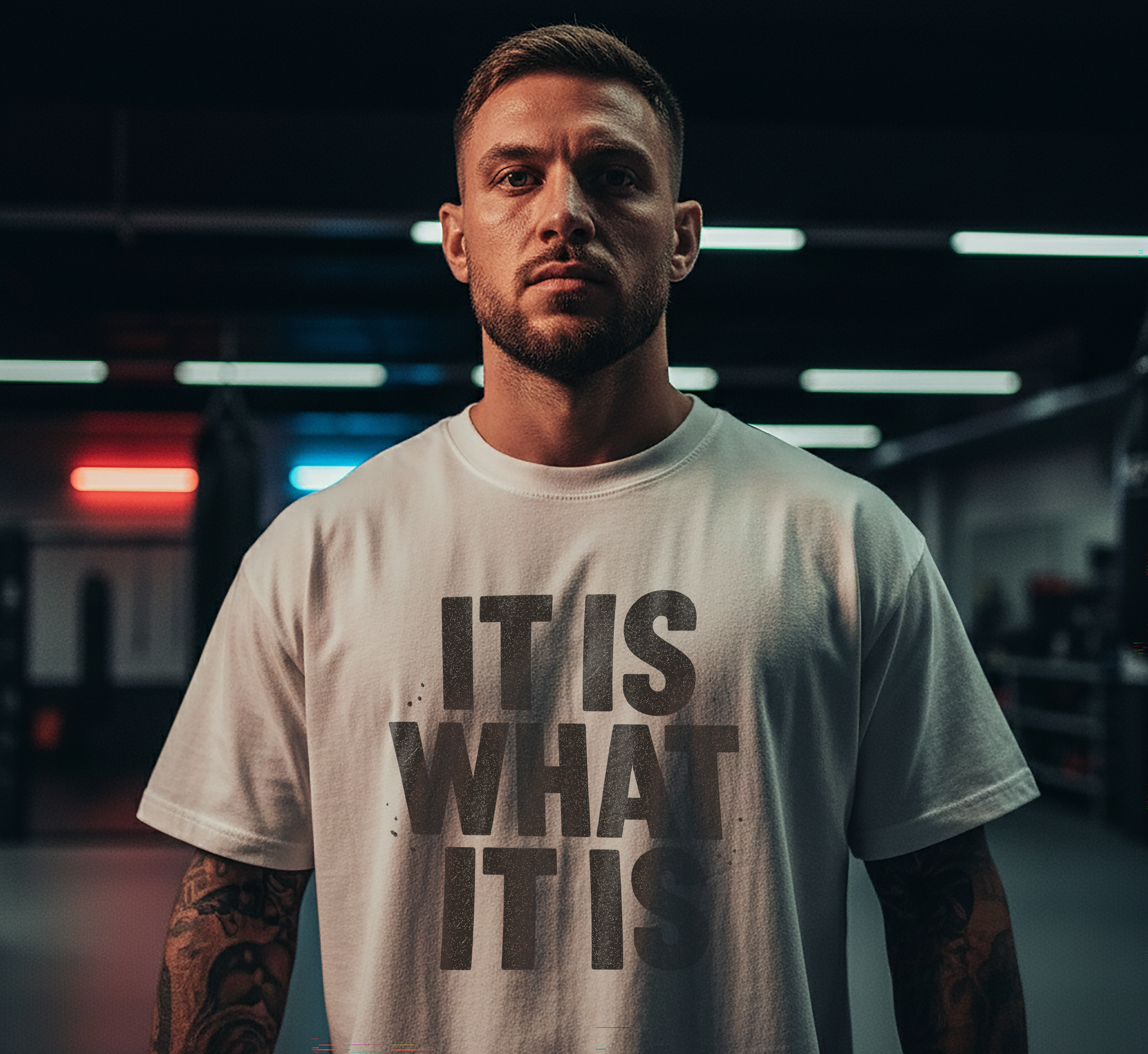 "It Is What It Is" - Mens White Tee