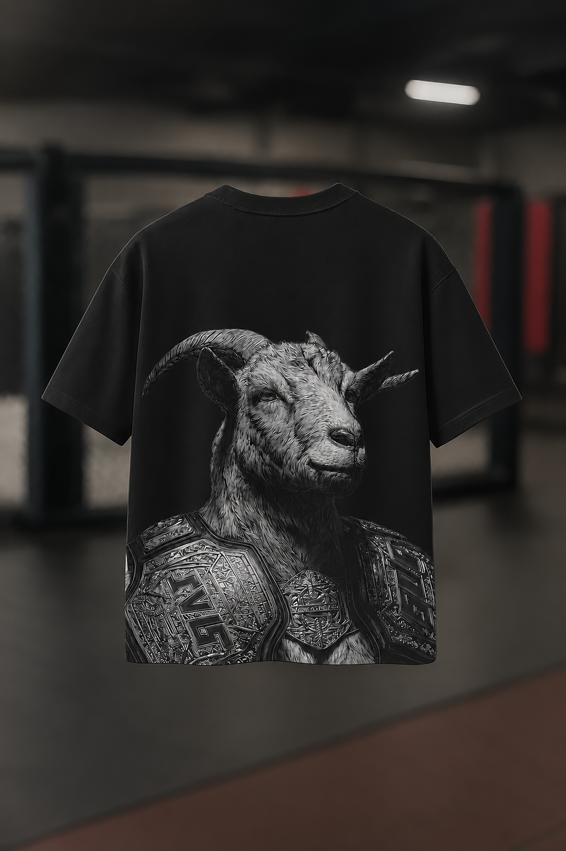 Jon Jones "GOAT"  Philippians 4:13 Tee - Men's Black T-shirt