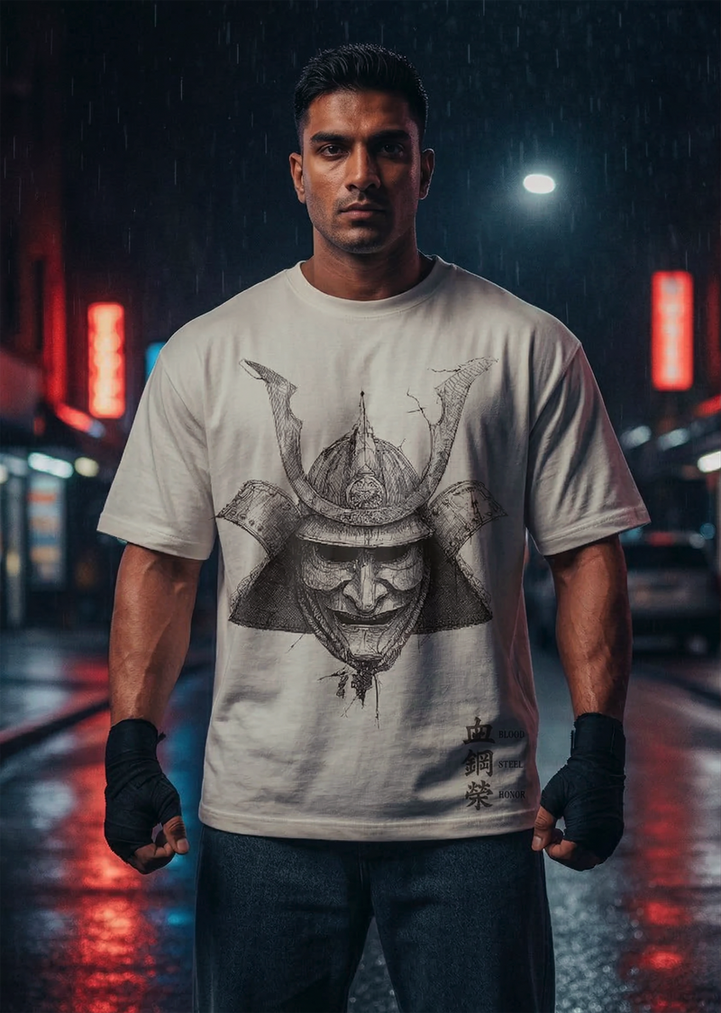 Samurai’s Last Stand Tee – Mens White