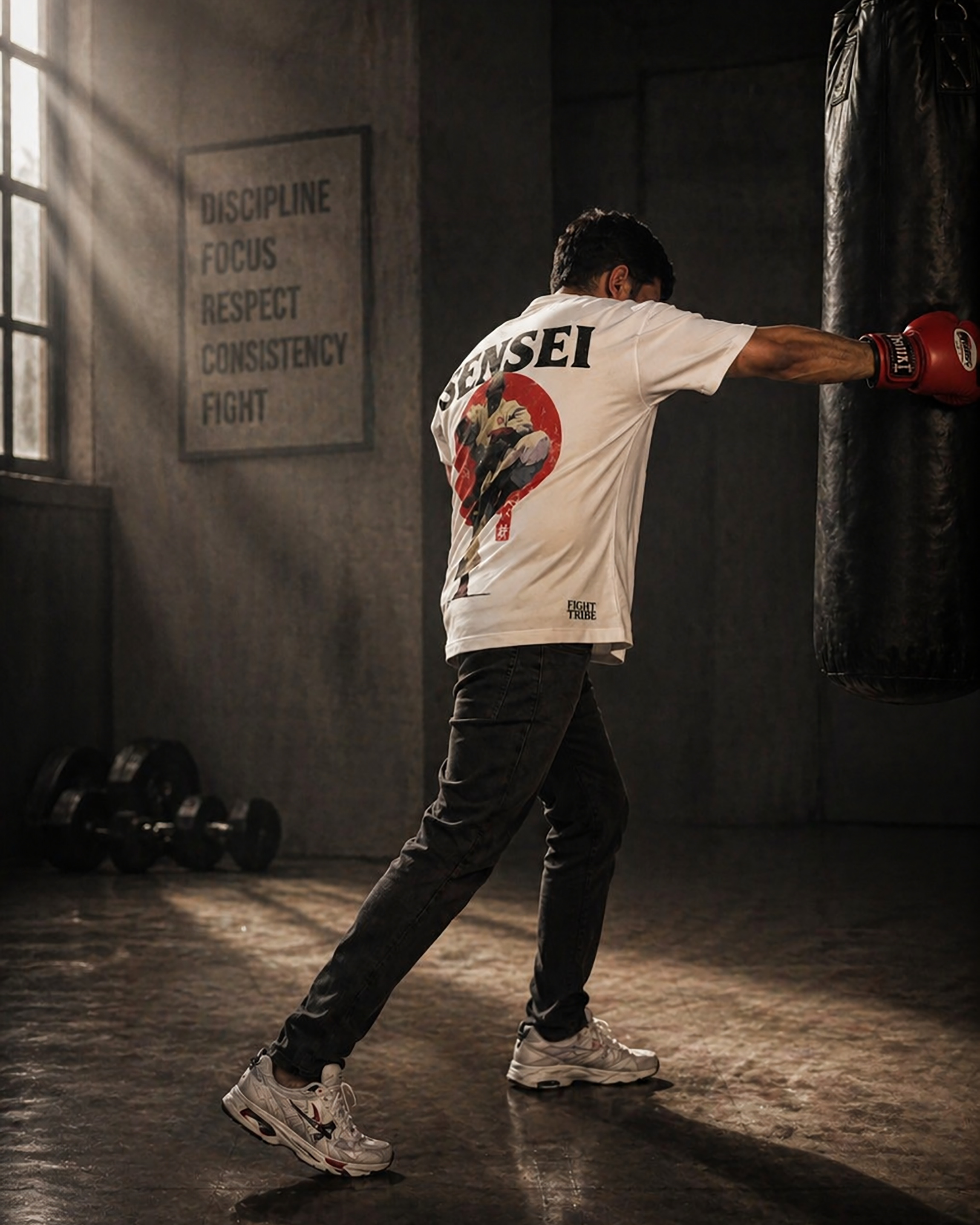 Sensei "Battle Seasoned" - Men's White Tee