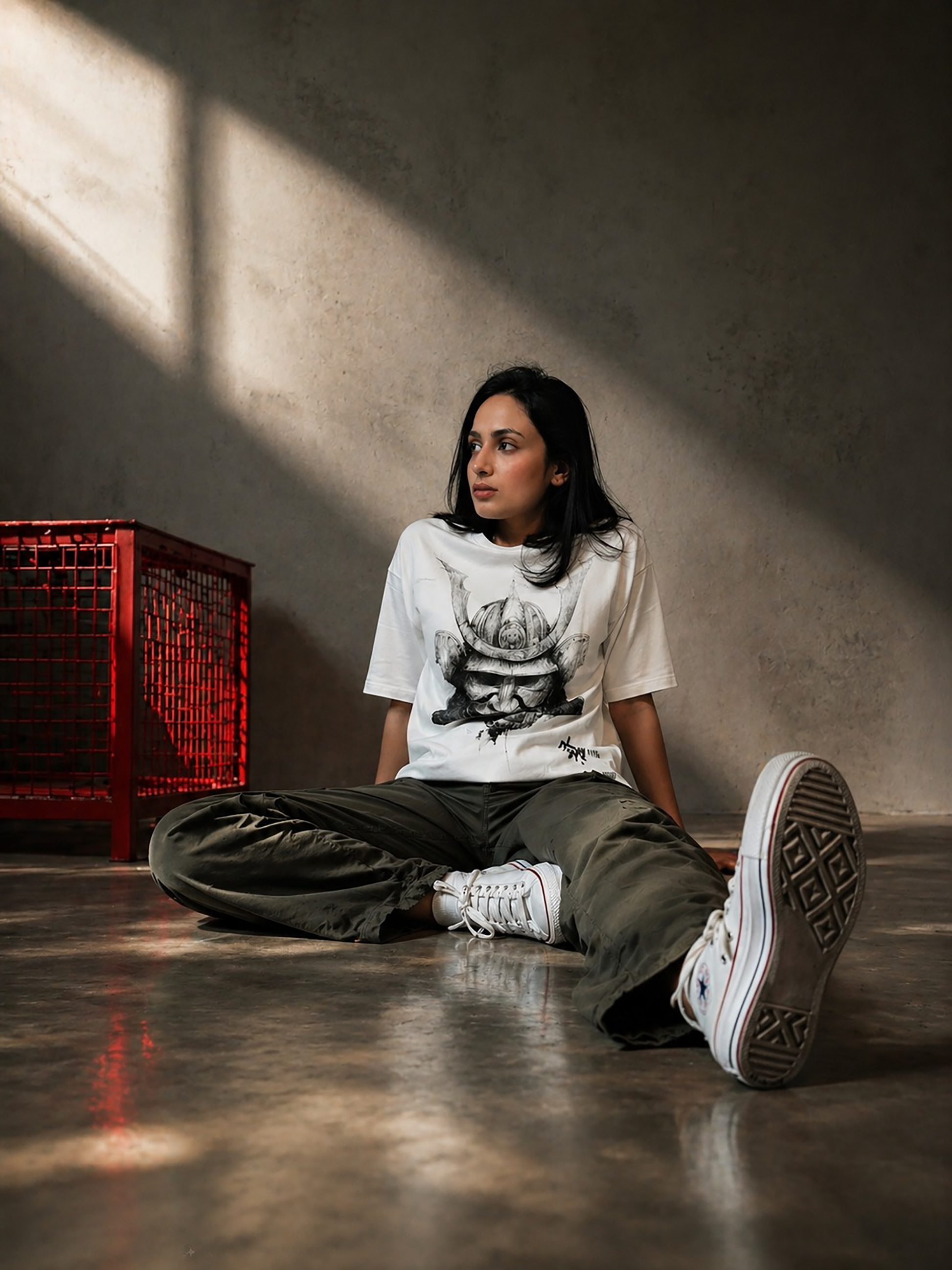 Samurai’s Last Stand Tee – Womens White