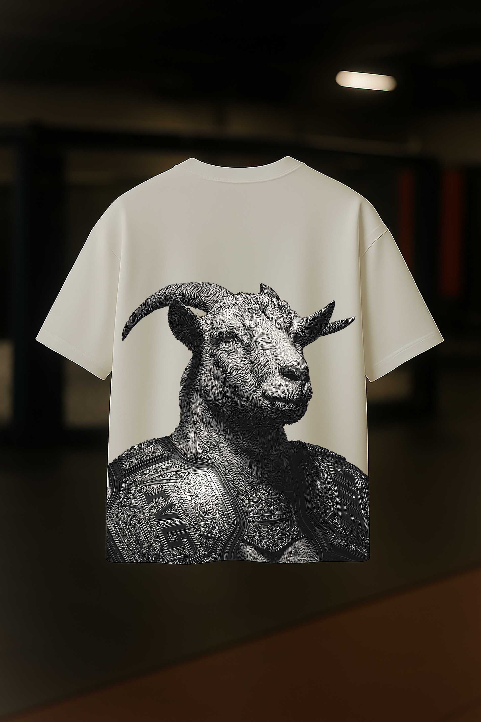 Jon Jones "GOAT"  Philippians 4:13 Tee - Men's White T-shirt