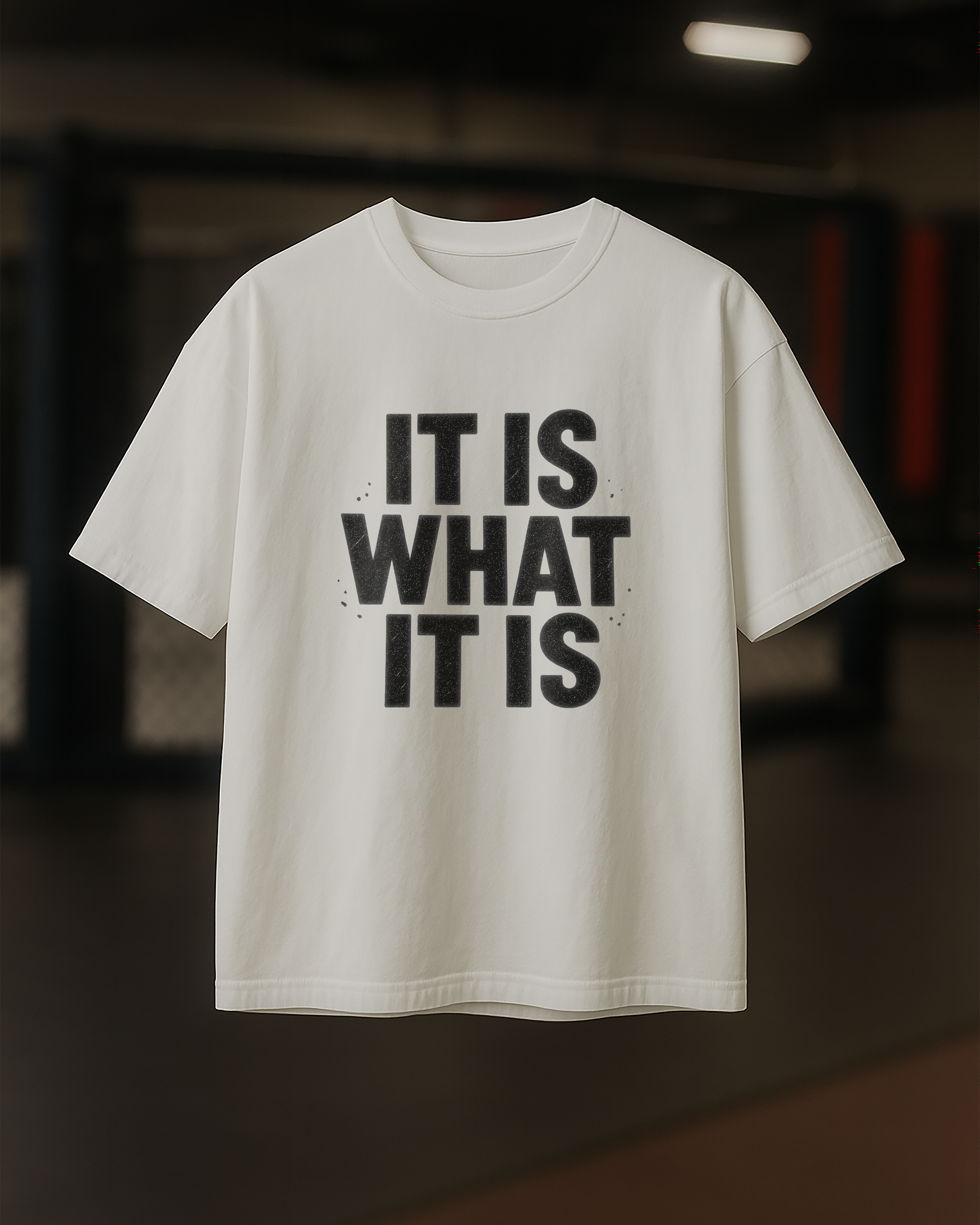 "It Is What It Is" - Mens White Tee