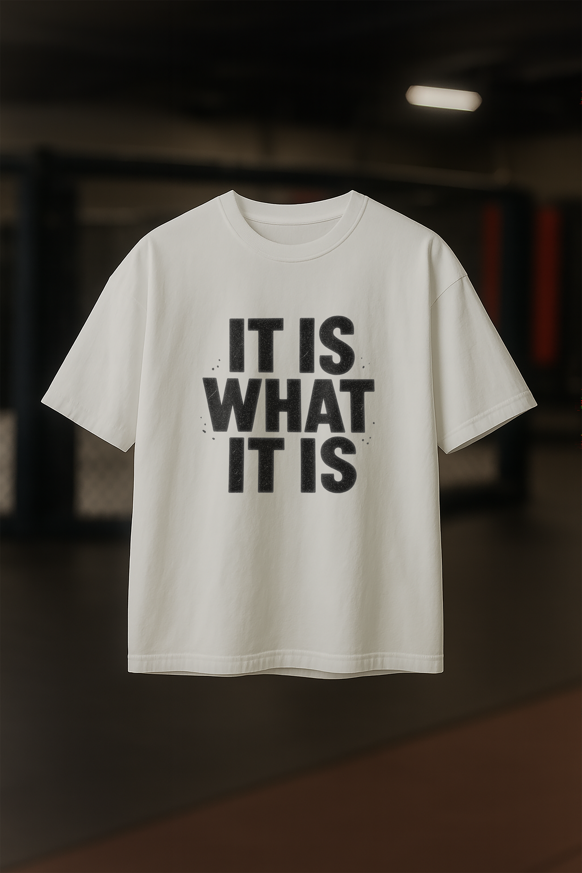 "It Is What It Is" - Mens White Tee