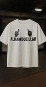 Alhamdullilah Dagestani Tribute - Mens White Tee
