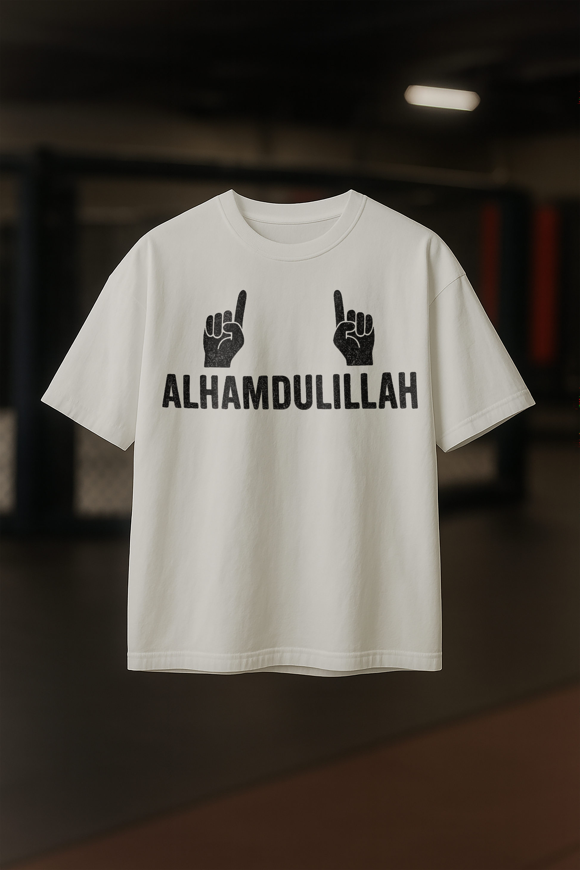 Alhamdullilah Dagestani Tribute - Mens White Tee