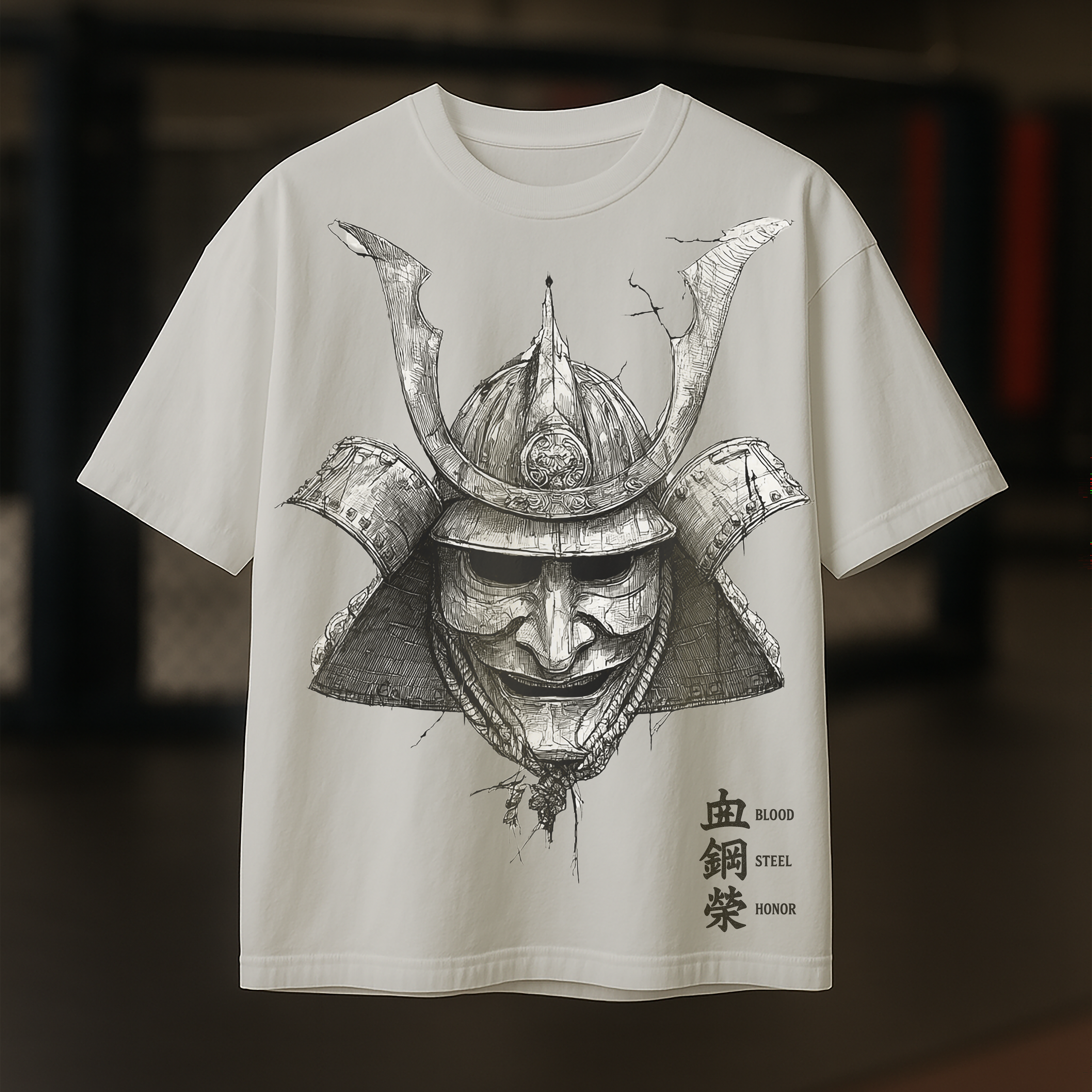 Samurai’s Last Stand Tee – Mens White