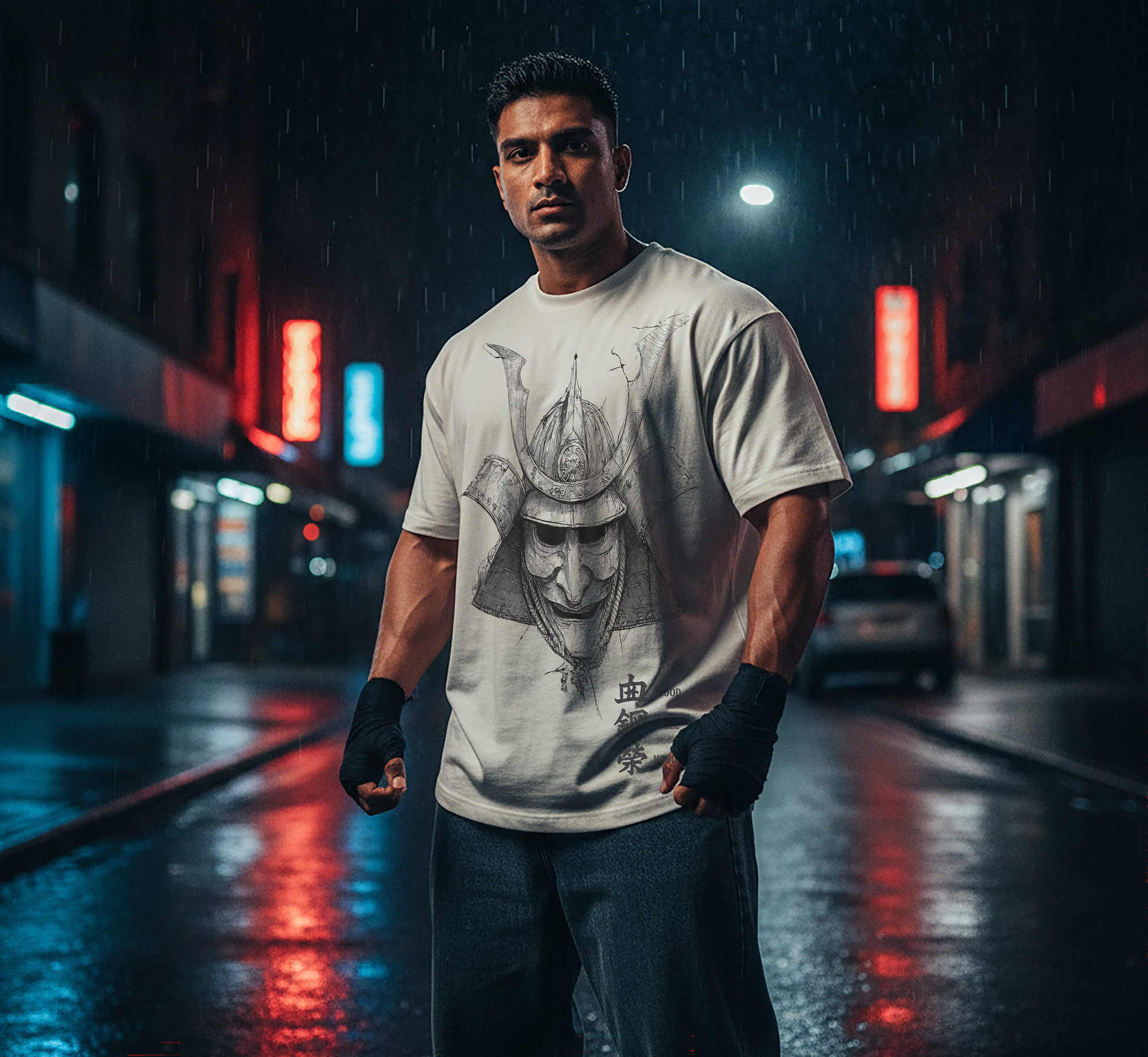 Samurai’s Last Stand Tee – Mens White