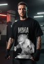 MMA Warrior Wolf - Men's Black Tee