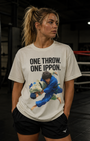Judo "One Throw, One Ippon" - Women's White Tee