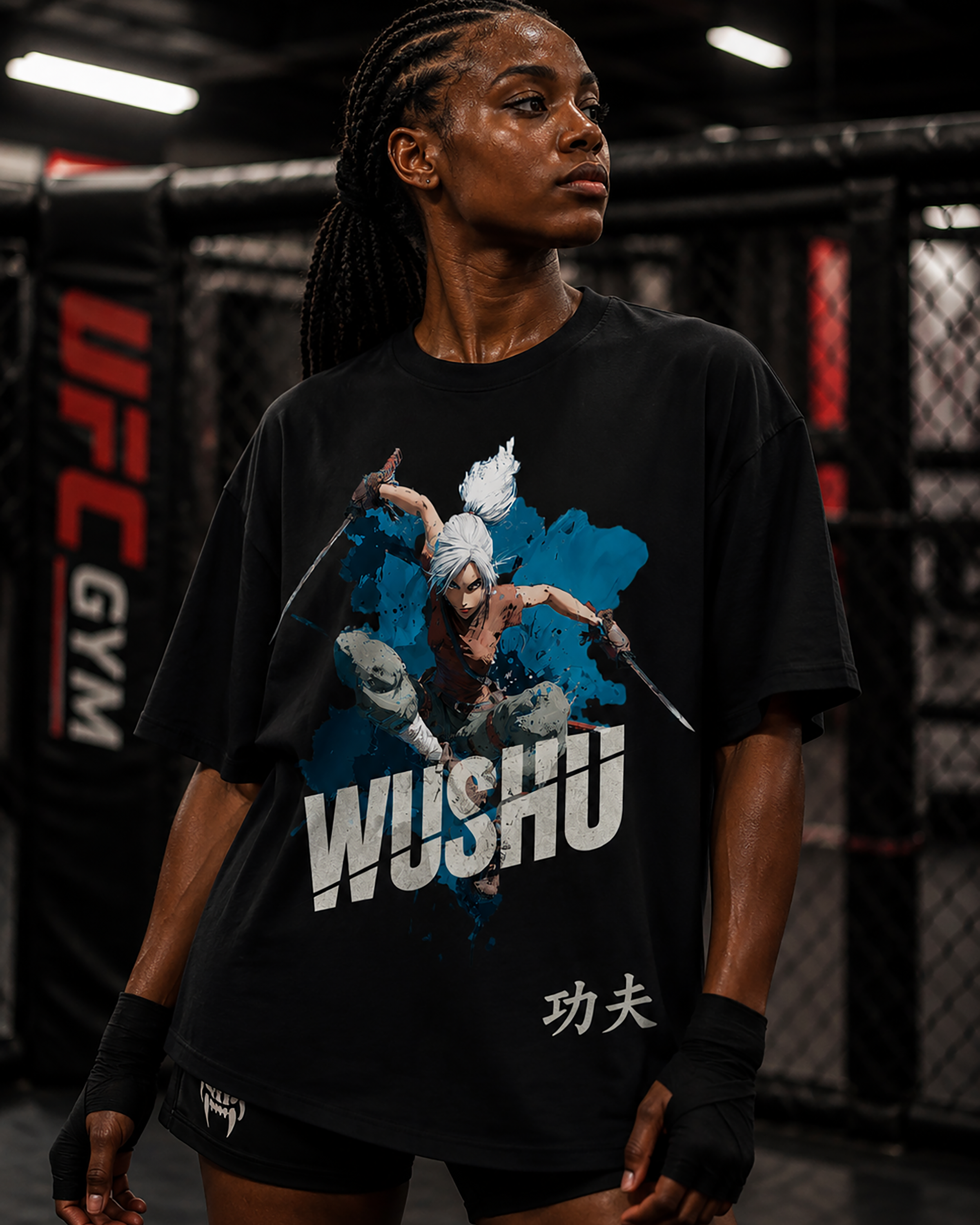 Wushu x Kung : Women's Oversized T shirt