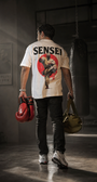Sensei "Battle Seasoned" - Men's White Tee