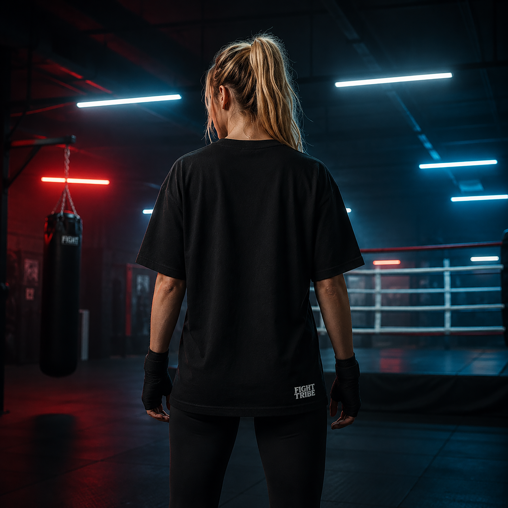 Kickboxer "Sweet  Shin Music" - Women's Oversize T-Shirt