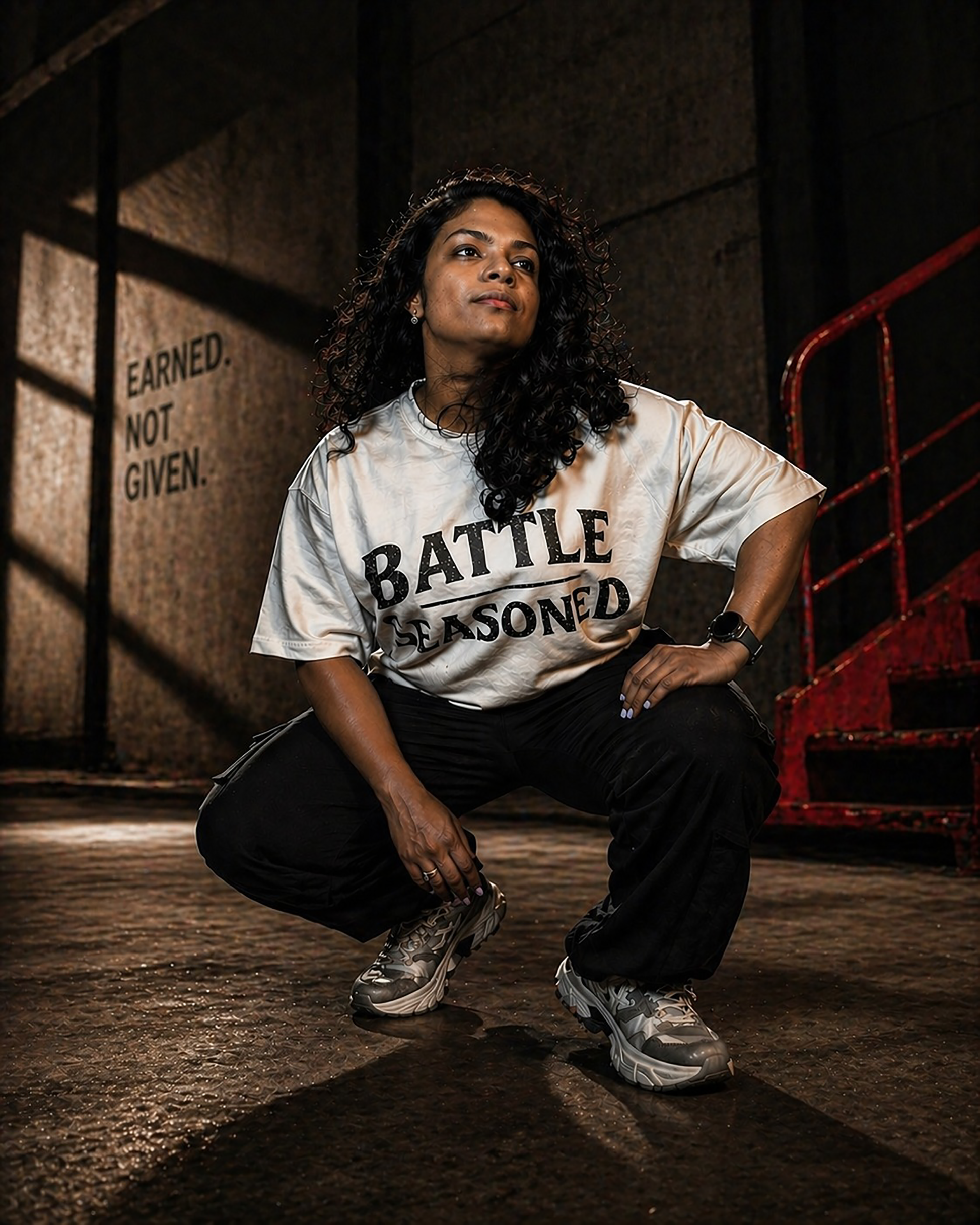 Sensei "Battle Seasoned" - Women's White Tee