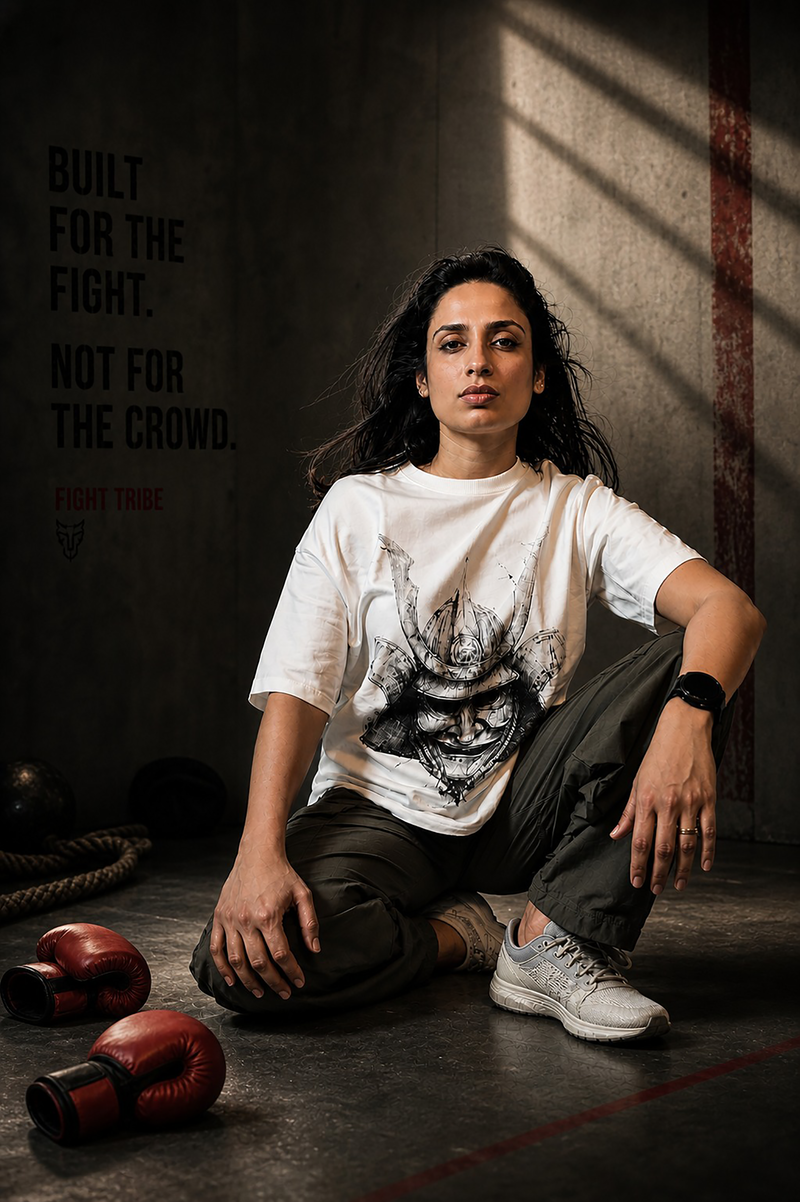 Samurai’s Last Stand Tee – Womens White
