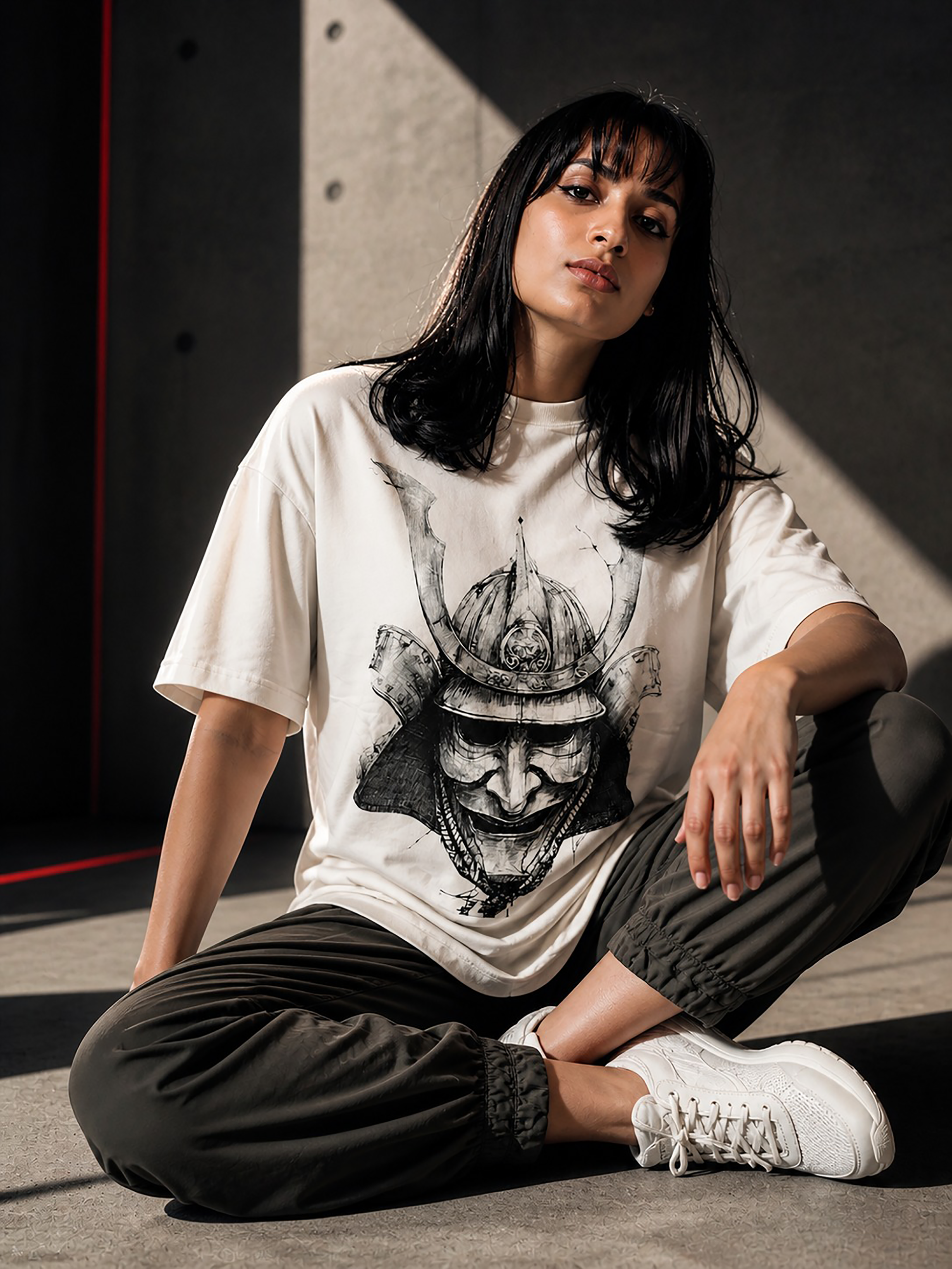 Samurai’s Last Stand Tee – Womens White