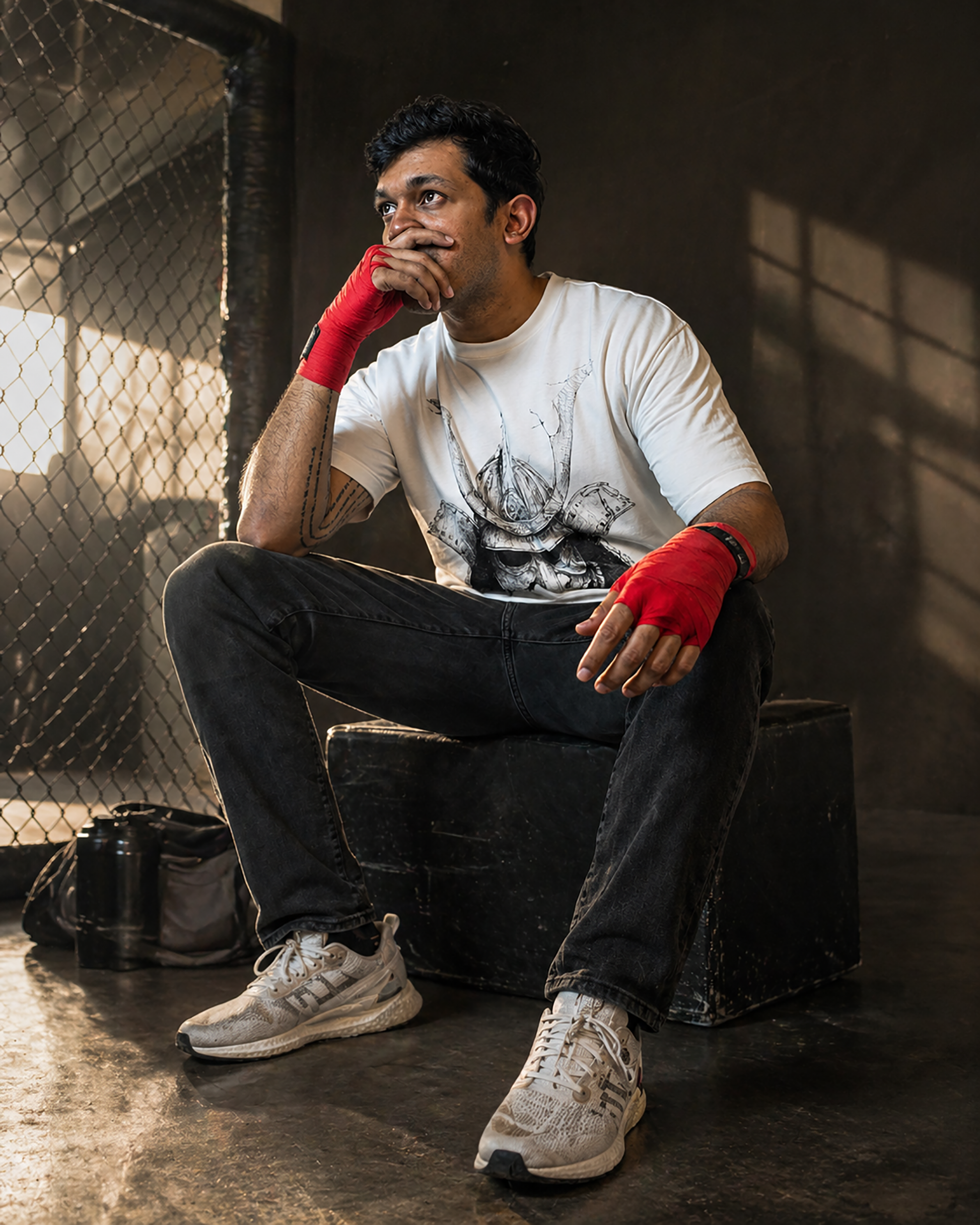 Samurai’s Last Stand Tee – Mens White