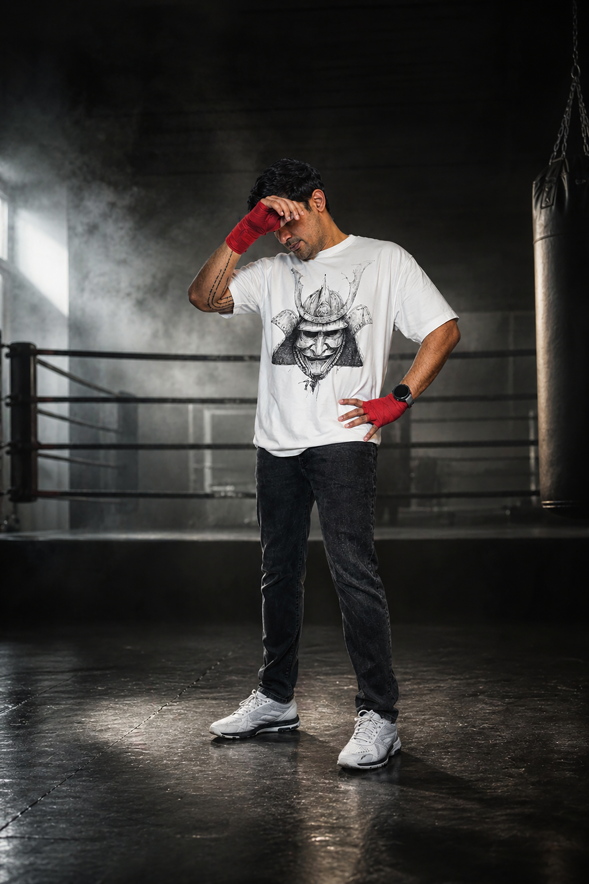 Samurai’s Last Stand Tee – Mens White